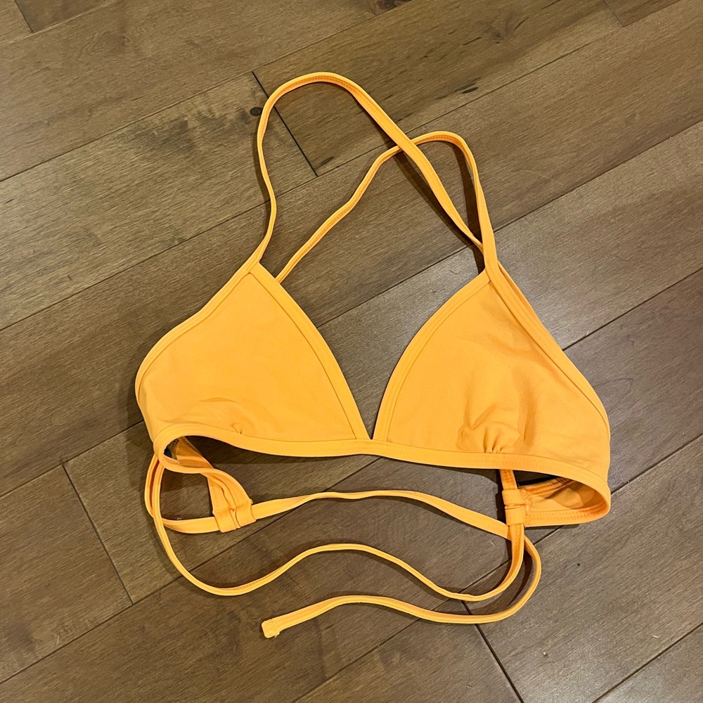 Jolyn Triangle Bikini Top- Mango